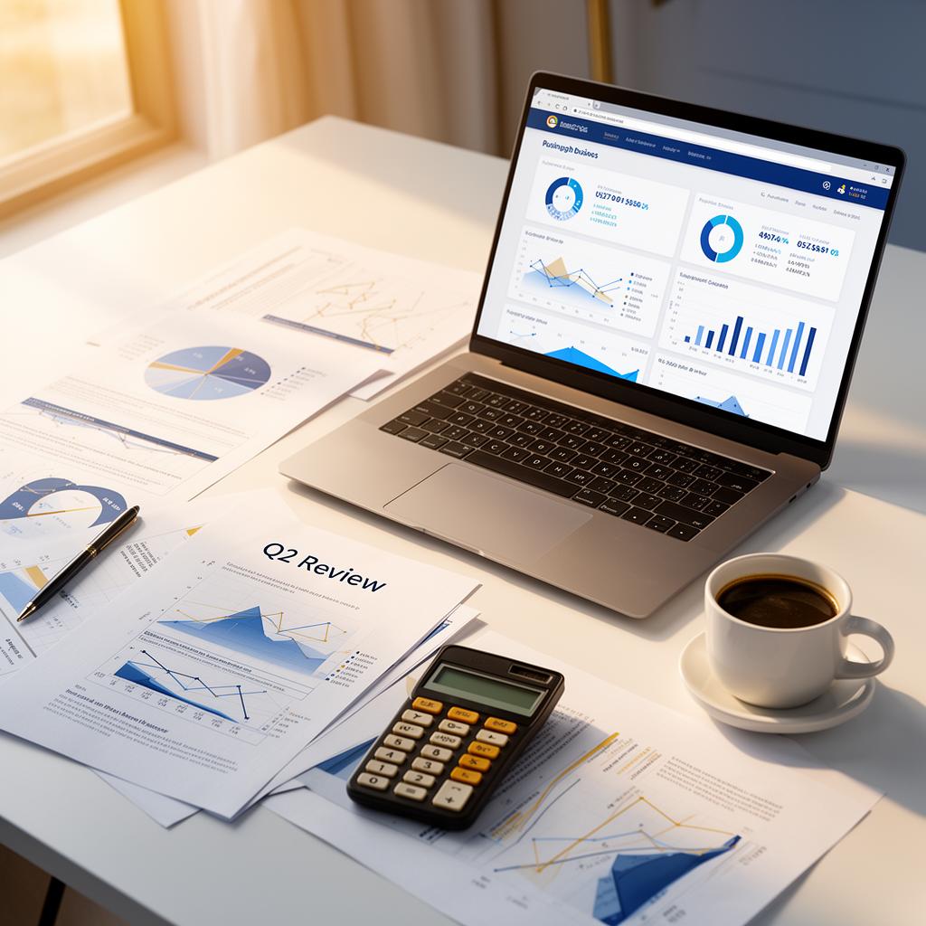 Illustration for The Q2 Financial Checkup Every Business Owner Needs — The Aligned Ledger insights article on Business Growth